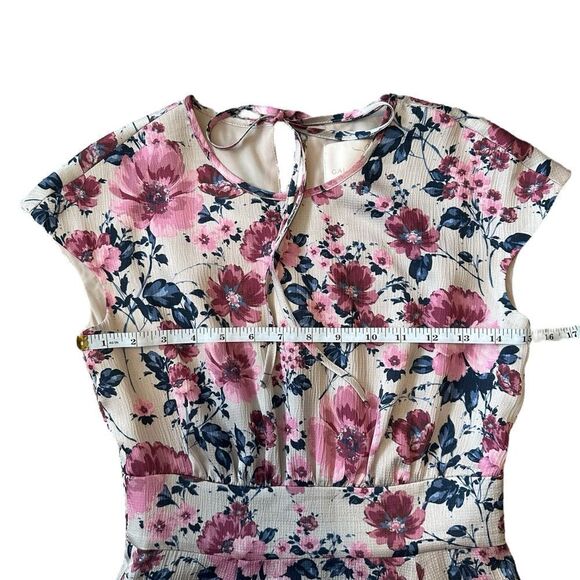 Gal Meets Glam Julia Seersucker Midi Dress Size 00 - Picture 9 of 12